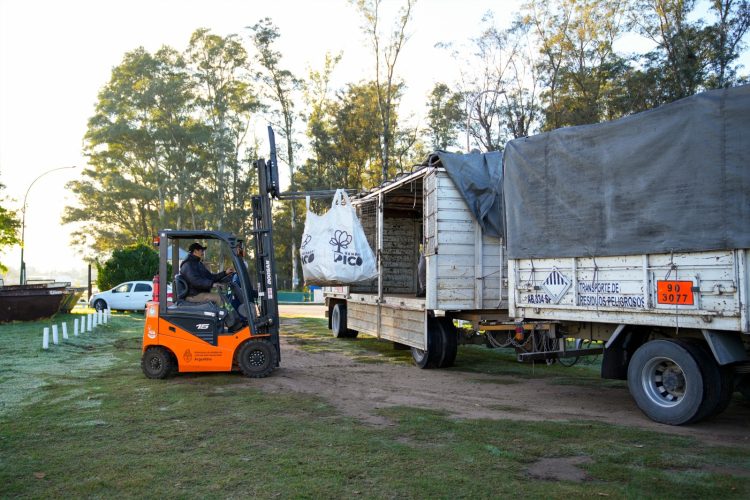 El Municipio envió más de nueve mil kilos de RAEES a Córdoba para su adecuado tratamiento final